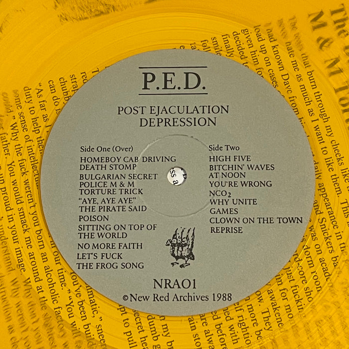 P.E.D. - Post Ejaculation Depression (Vinyl LP)