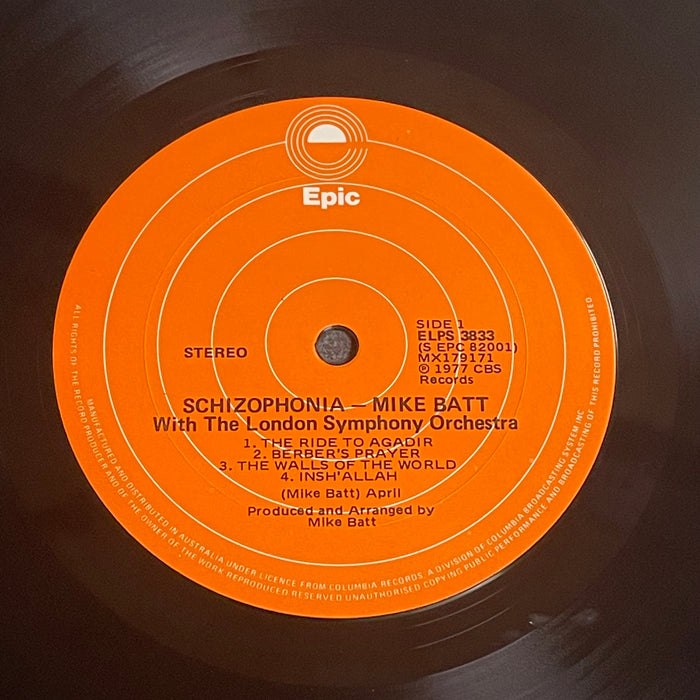 Mike Batt With The London Symphony Orchestra - Schizophonia (Vinyl LP)