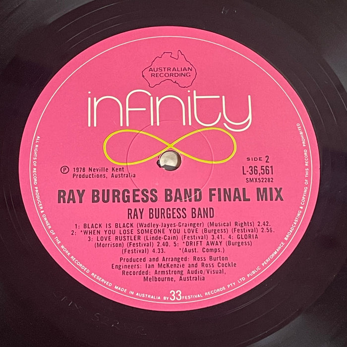 Ray Burgess Band - Final Mix (Vinyl LP)