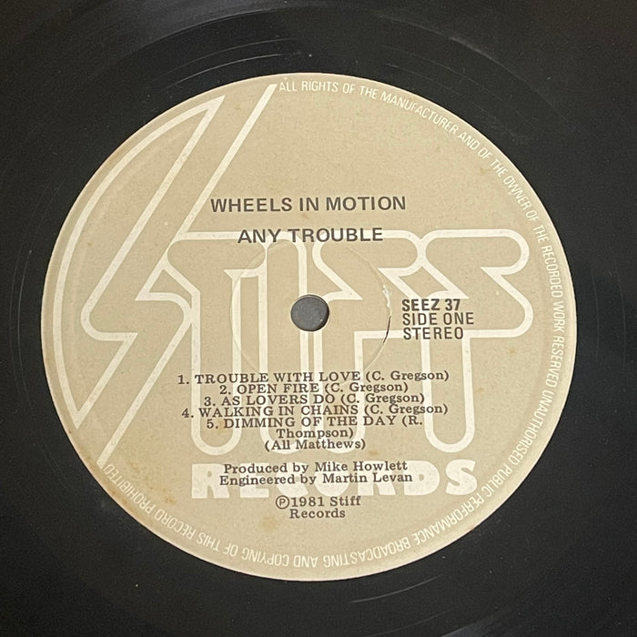 Any Trouble - Wheels In Motion (Vinyl LP)