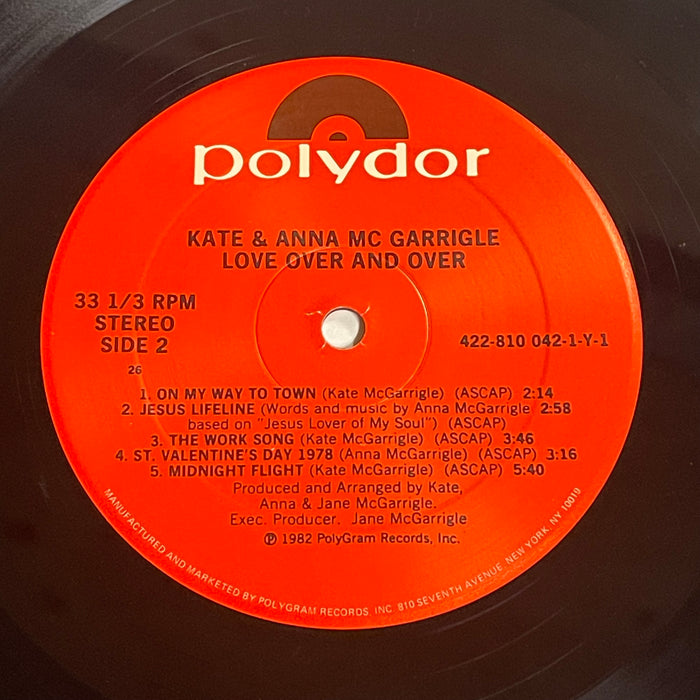 Kate & Anna McGarrigle - Love Over And Over (Vinyl LP)