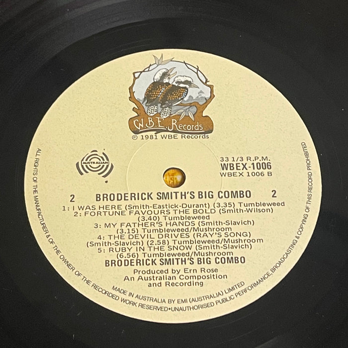 Broderick Smith's Big Combo - Broderick Smith's Big Combo (Vinyl LP)