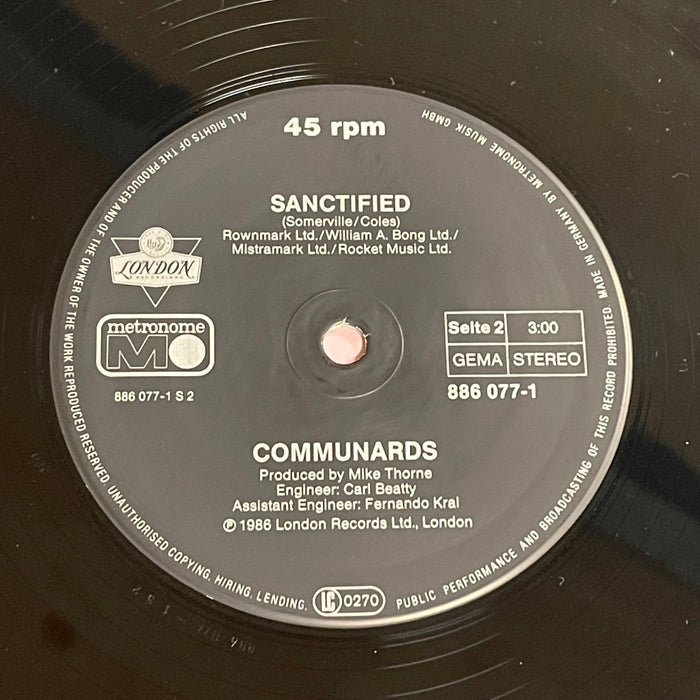 The Communards With Sarah Jane Morris - Don't Leave Me This Way (12" Single)