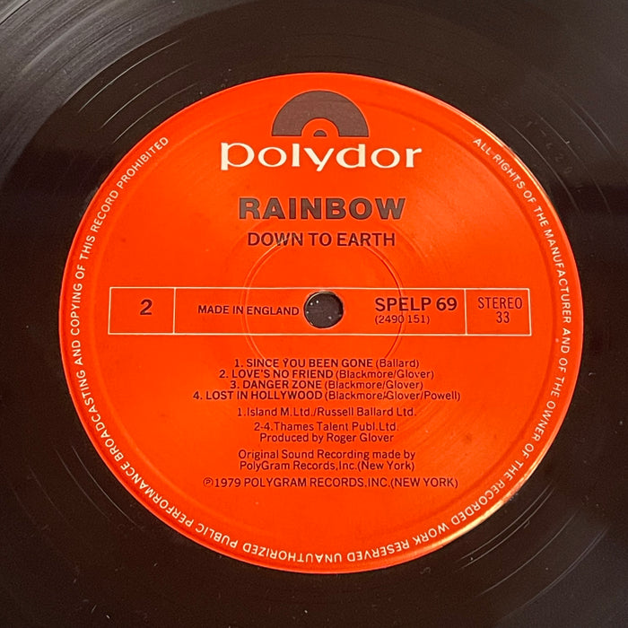 Rainbow - Down To Earth (Vinyl LP)