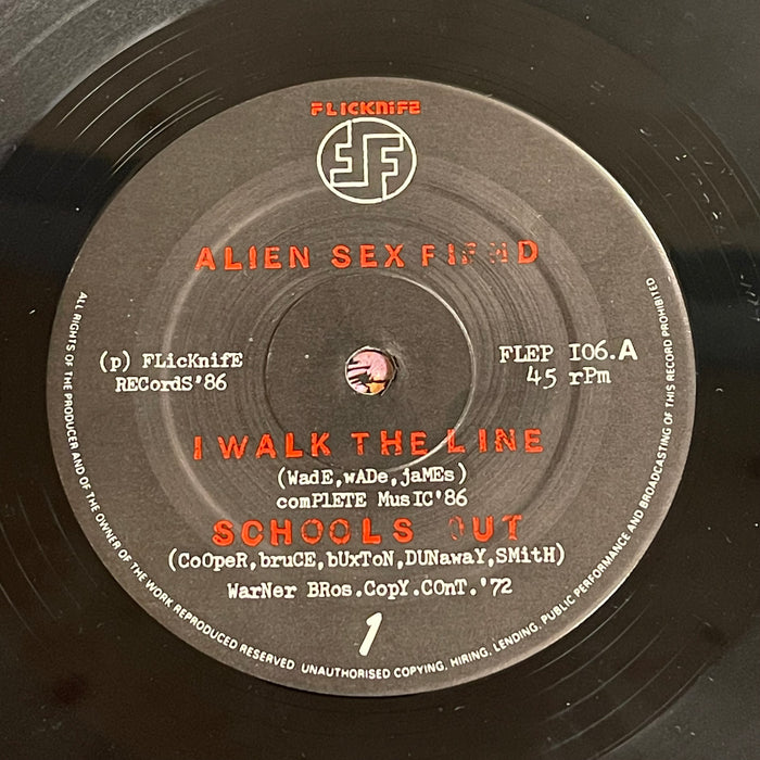 Alien Sex Fiend - I Walk The Line (12" Single)