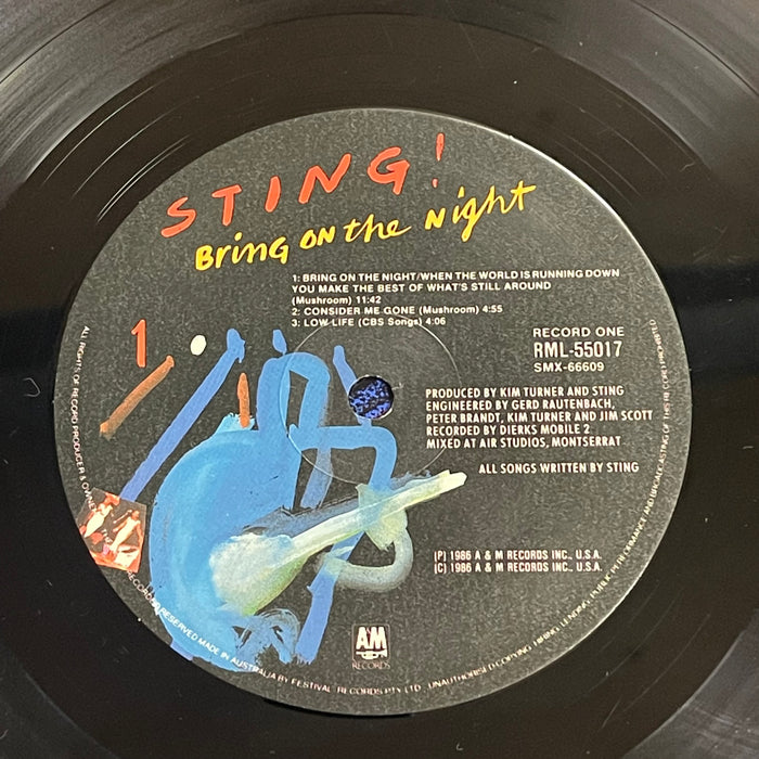Sting  - Bring On The Night (Vinyl 2LP)