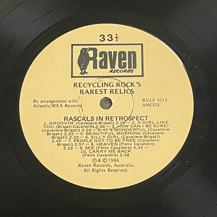 Rascals - In Retrospect (A Selection Of Classic Recordings 1966-1969) (Vinyl LP)[Gatefold]