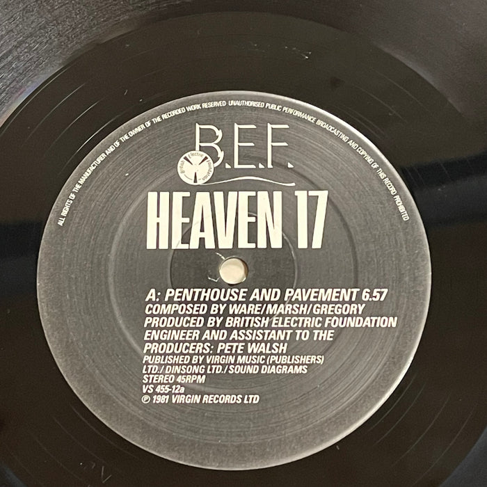 Heaven 17 - Penthouse And Pavement (12" Single)