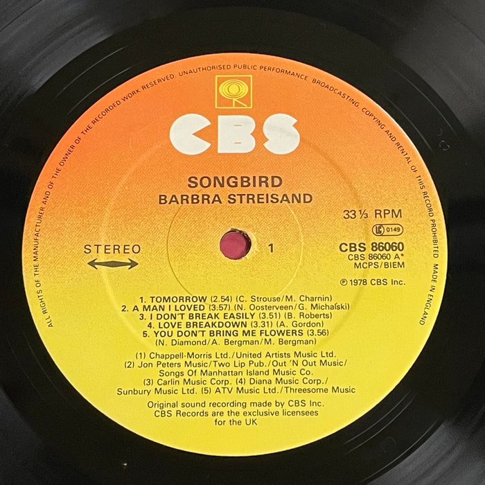 Barbra Streisand - Songbird (Vinyl LP)