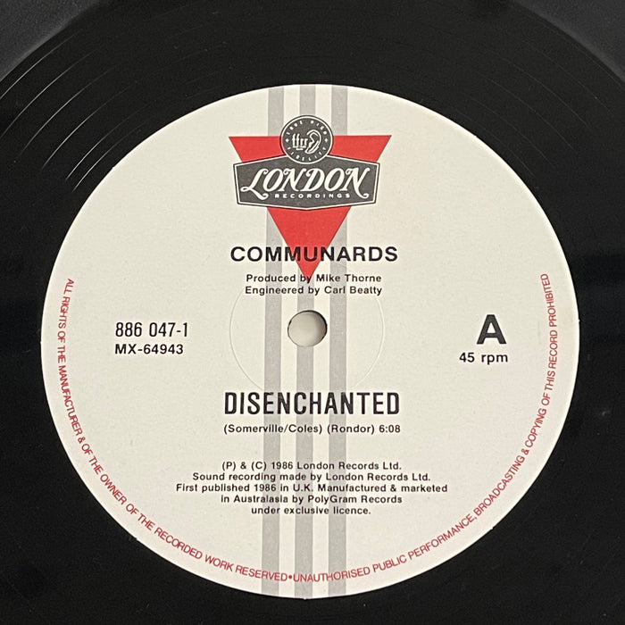 The Communards - Disenchanted (12" Single)