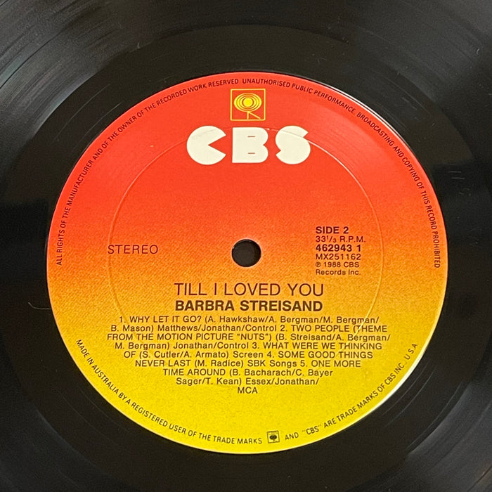 Barbra Streisand - Till I Loved You (Vinyl LP)