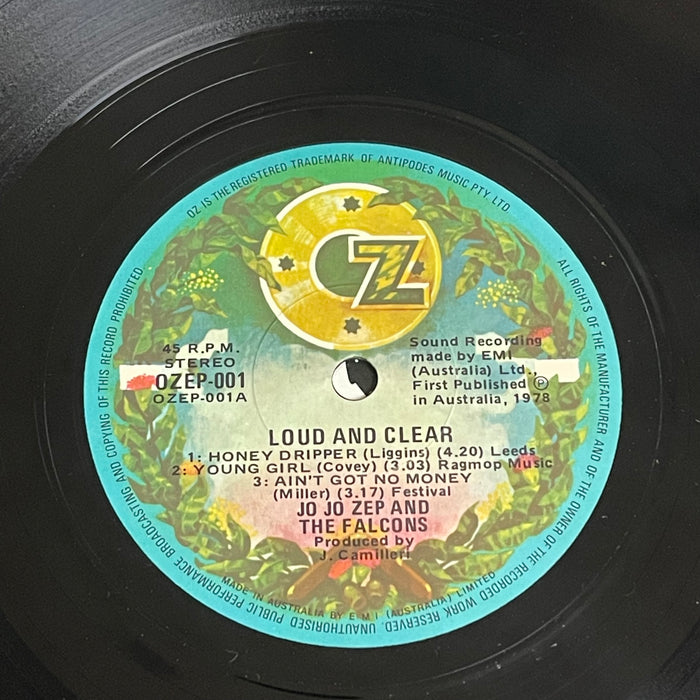 Jo Jo Zep and the Falcons - Live!! Loud And Clear (12" Single)