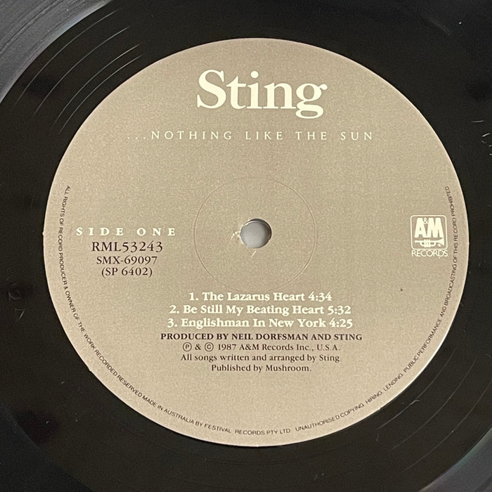 Sting - ...Nothing Like The Sun (Vinyl LP)
