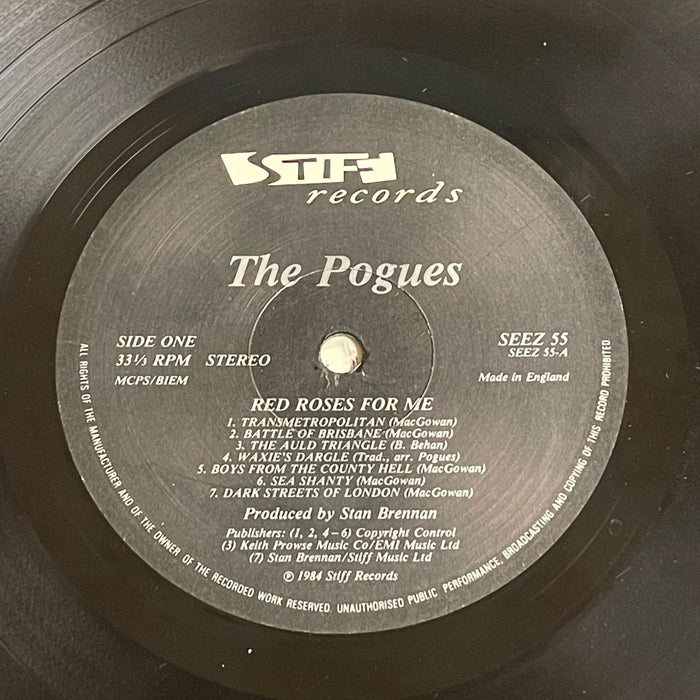 The Pogues ‎- Red Roses For Me  (Vinyl LP)