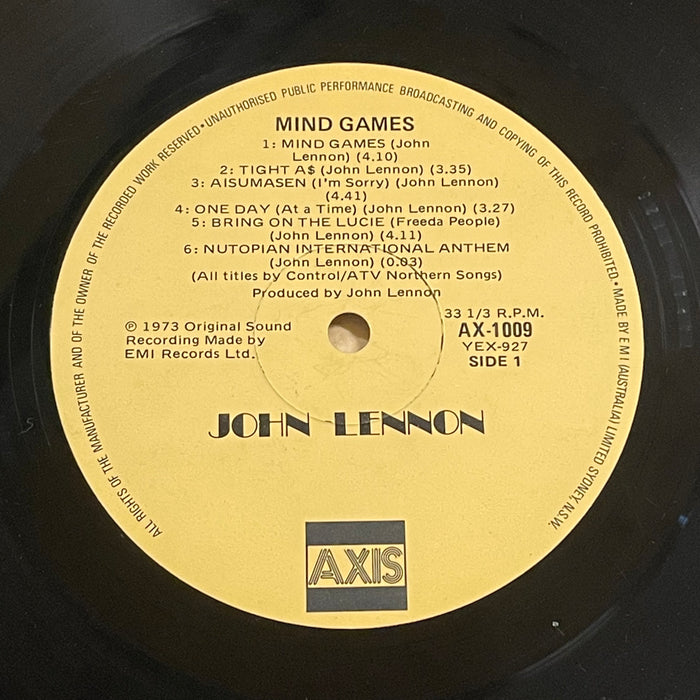 John Lennon - Mind Games (Vinyl LP)