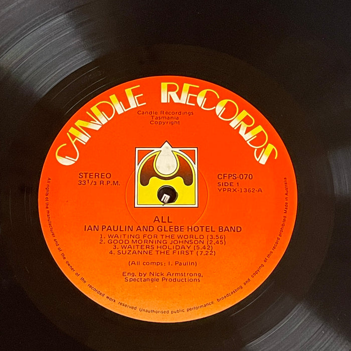 Ian Paulin And The Glebe Hotel Band - All (Vinyl LP)[Gatefold]