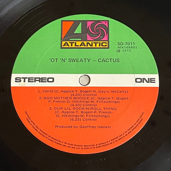 Cactus - 'Ot 'N' Sweaty (Vinyl LP)[Gatefold]