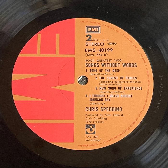 Chris Spedding - Songs Without Words (Vinyl LP)
