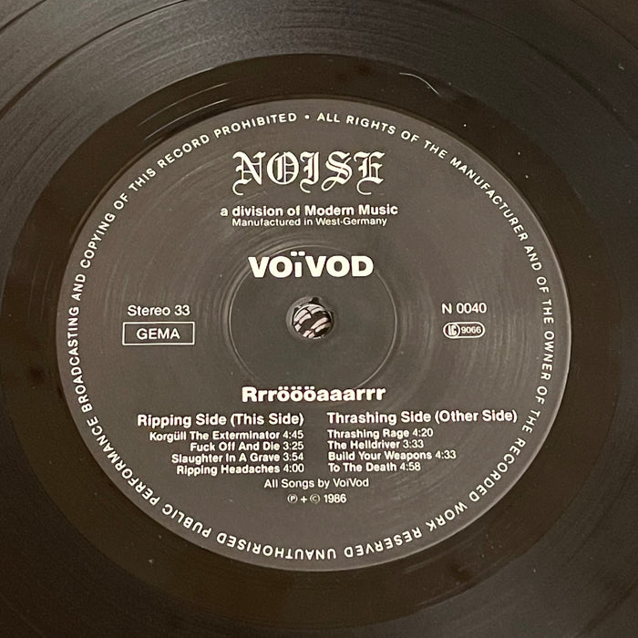 Voïvod - Rrröööaaarrr (Vinyl LP)