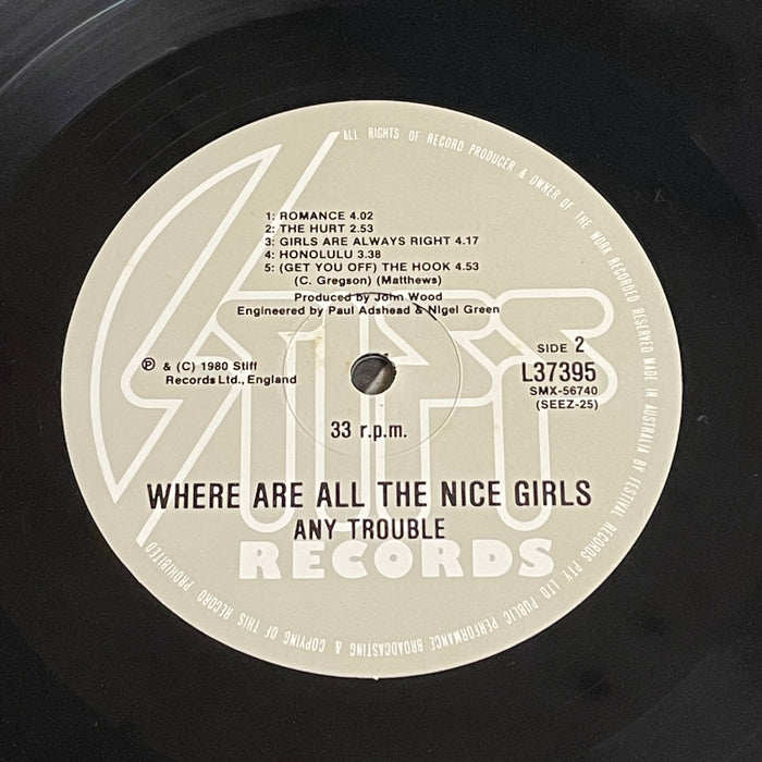 Any Trouble - Where Are All The Nice Girls? (Vinyl LP)