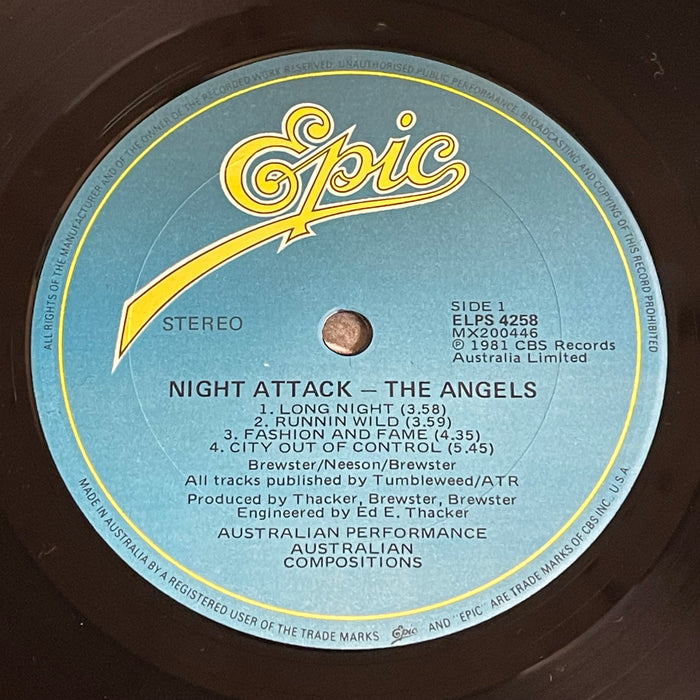 The Angels - Night Attack (Vinyl LP)