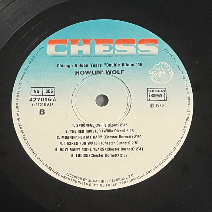Howlin' Wolf - Chicago Golden Years "Double Album" 16 (Vinyl 2LP)[Gatefold]