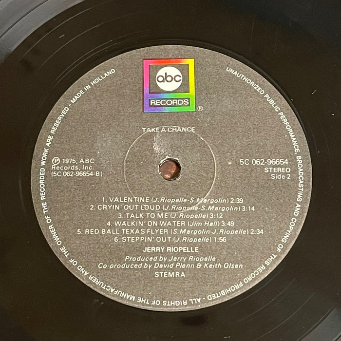 Jerry Riopelle - Take A Chance (Vinyl LP)
