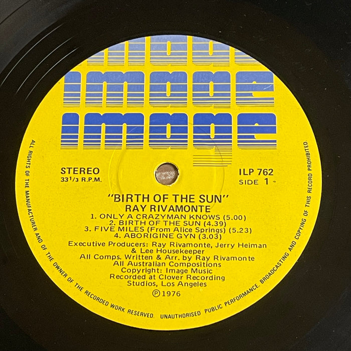 Ray Rivamonte - Birth Of The Sun (Vinyl LP)[Gatefold]