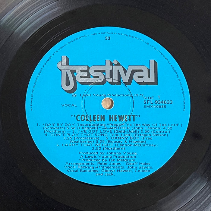 Colleen Hewett - Colleen Hewett (Vinyl LP)[Gatefold]