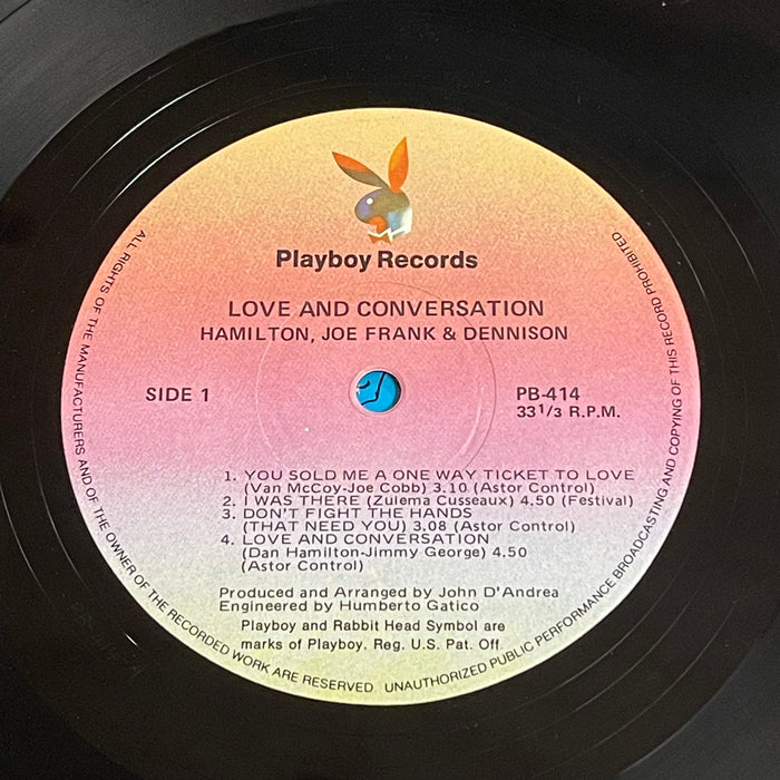 Hamilton, Joe Frank & Dennison - Love And Conversation (Vinyl LP)[Gatefold]