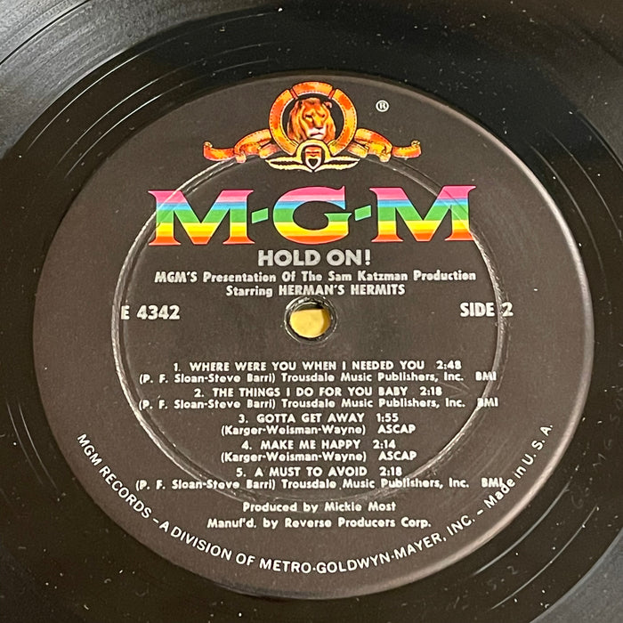 Herman's Hermits - Hold On! (Music From The Original Sound Track) (Vinyl LP)