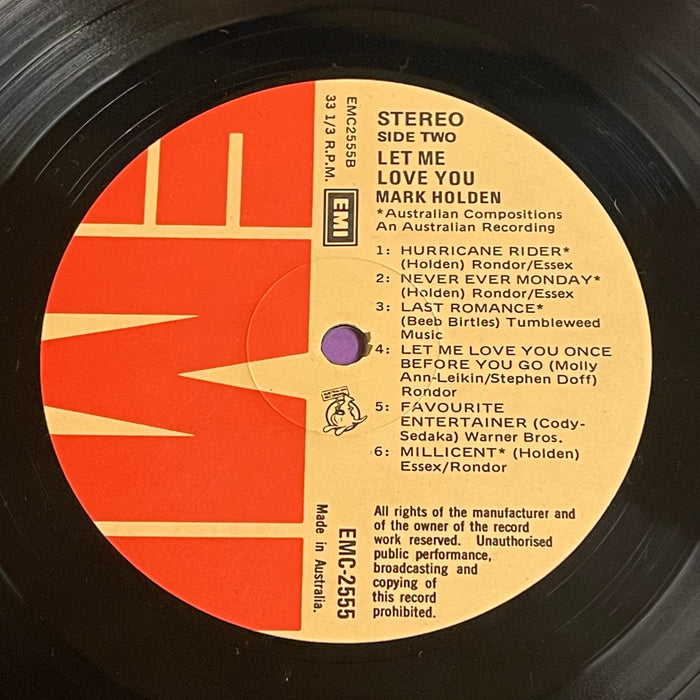 Mark Holden - Let Me Love You (Vinyl LP)