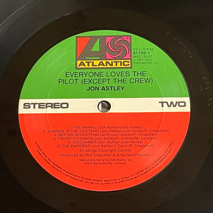 Jon Astley - Everyone Loves The Pilot (Except The Crew) (Vinyl LP)