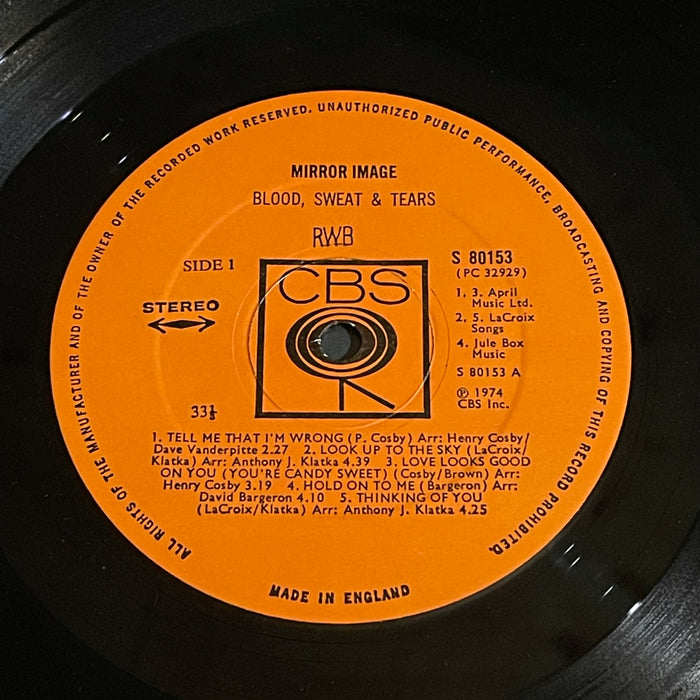 Blood, Sweat & Tears - Mirror Image (Vinyl LP)