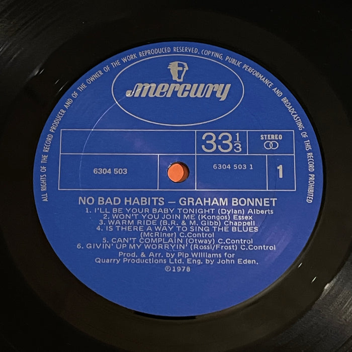 Graham Bonnet - No Bad Habits (Vinyl LP)