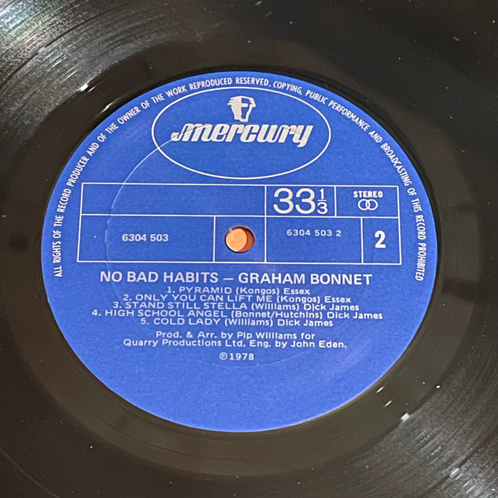 Graham Bonnet - No Bad Habits (Vinyl LP)