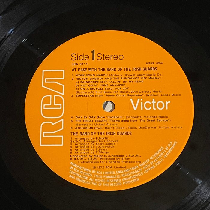 The Band Of The Irish Guards - At Ease With The Band Of The Irish Guards (Vinyl LP)