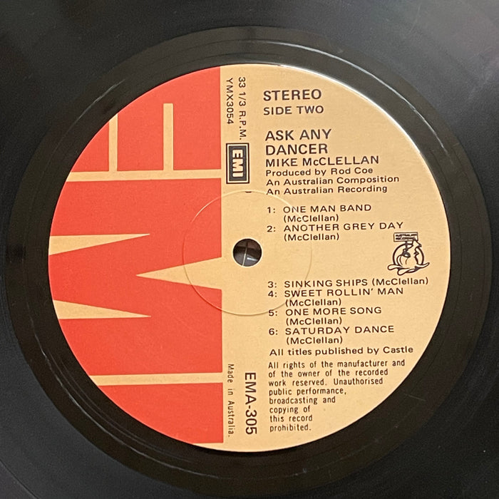 Mike McClellan - Ask Any Dancer (Vinyl LP)[Gatefold]