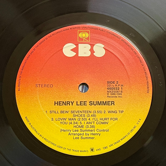 Henry Lee Summer - Henry Lee Summer (Vinyl LP)