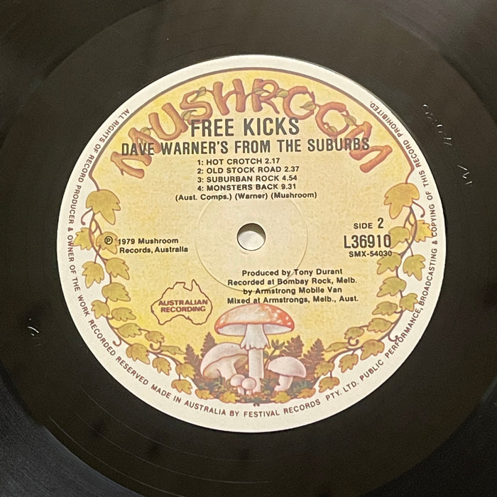 Dave Warner's From The Suburbs - Free Kicks (Vinyl LP)[Gatefold]