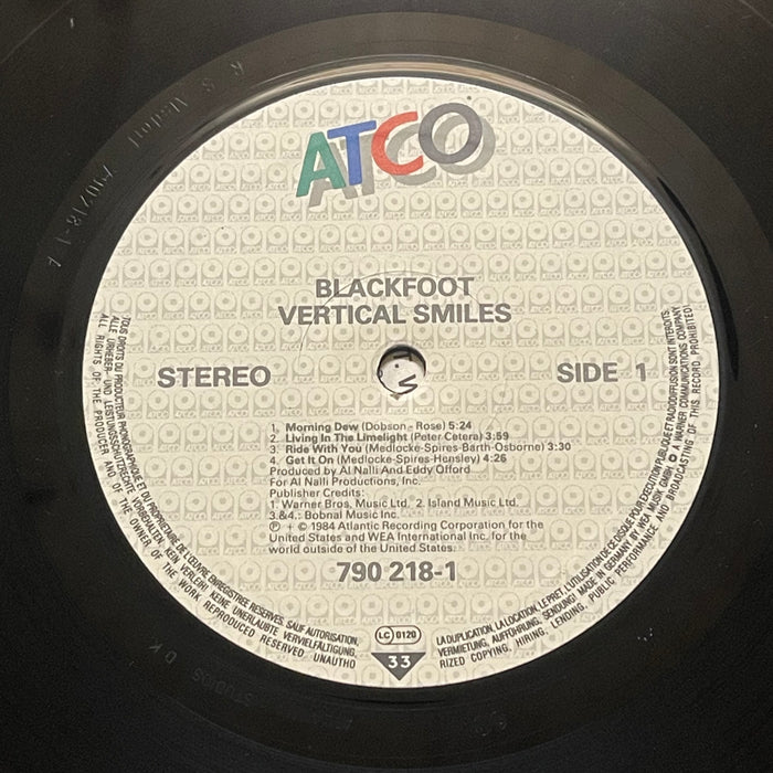 Blackfoot - Vertical Smiles (Vinyl LP)