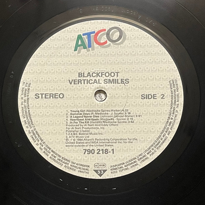 Blackfoot - Vertical Smiles (Vinyl LP)
