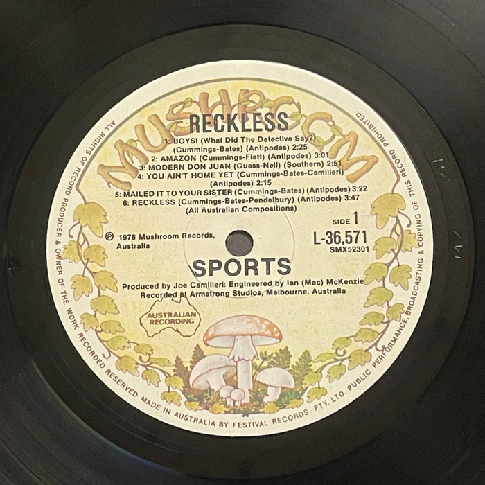 The Sports - Reckless (Vinyl LP)