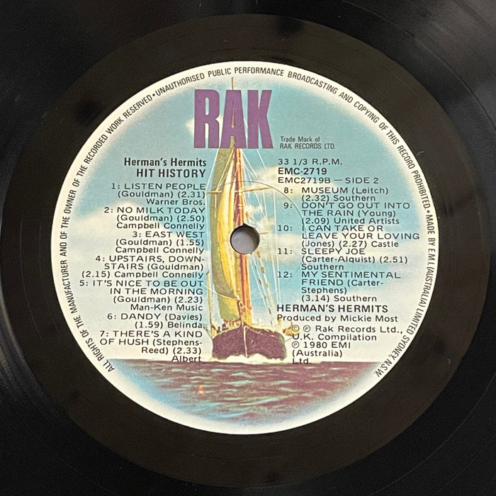 Herman's Hermits - Hit History (Vinyl LP)[Gatefold]