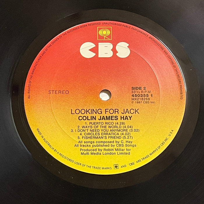 Colin Hay - Looking For Jack (Vinyl LP)