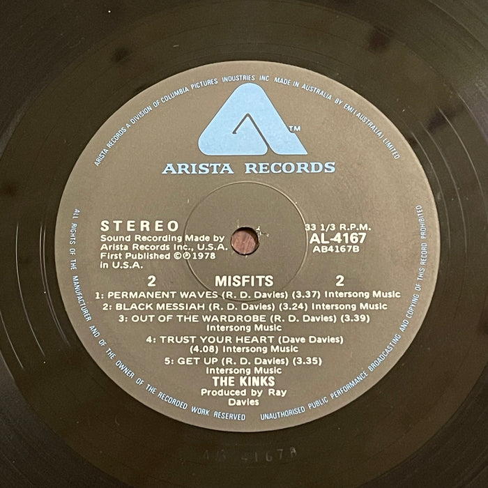 The Kinks ‎- Misfits (Vinyl LP)