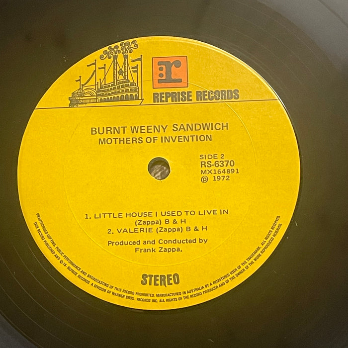 The Mothers Of Invention - Burnt Weeny Sandwich (Vinyl LP)[Gatefold]