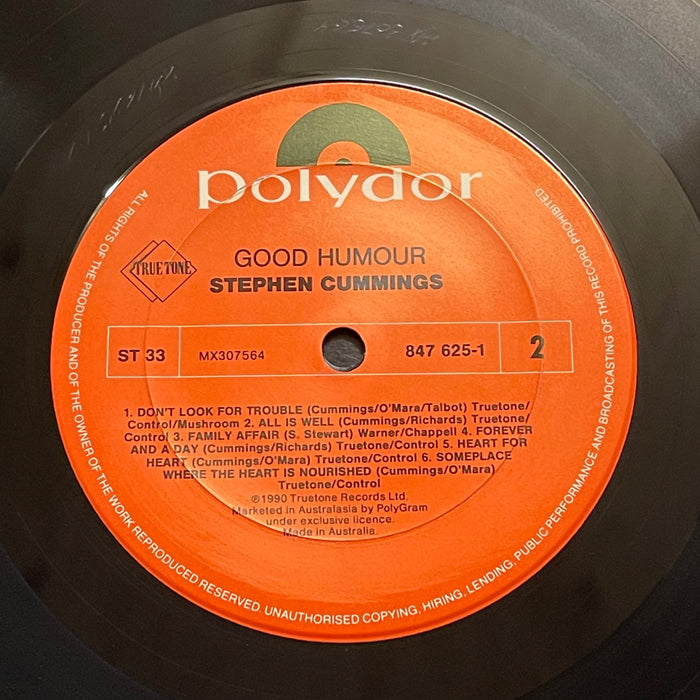 Stephen Cummings - Good Humour (Vinyl LP)