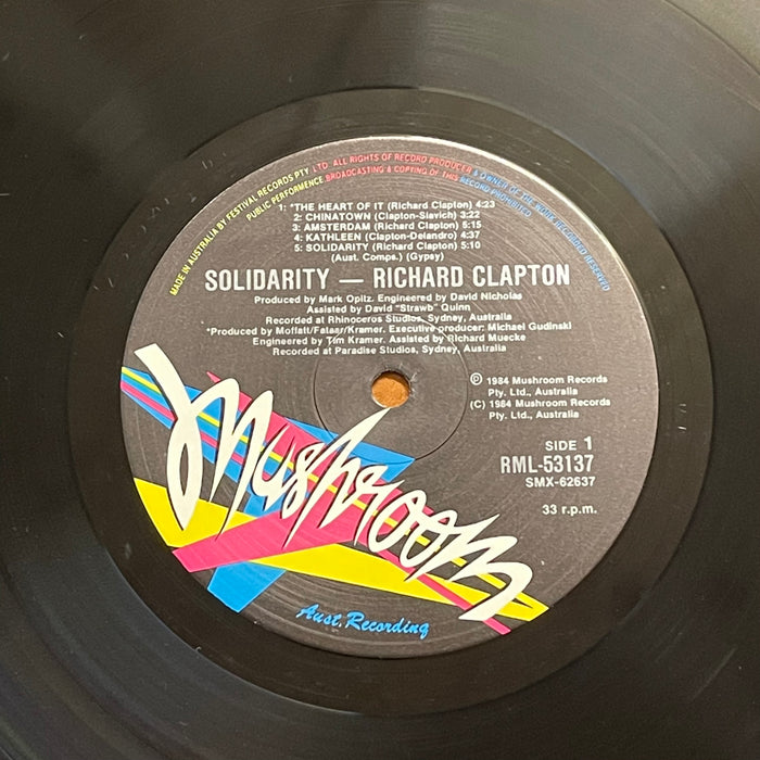 Richard Clapton - Solidarity (Vinyl LP)
