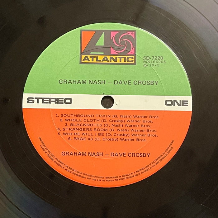 Crosby & Nash - Graham Nash / David Crosby (Vinyl LP)[Gatefold]